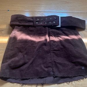 Forever 21 Women’s Corduroy Mini Skirt